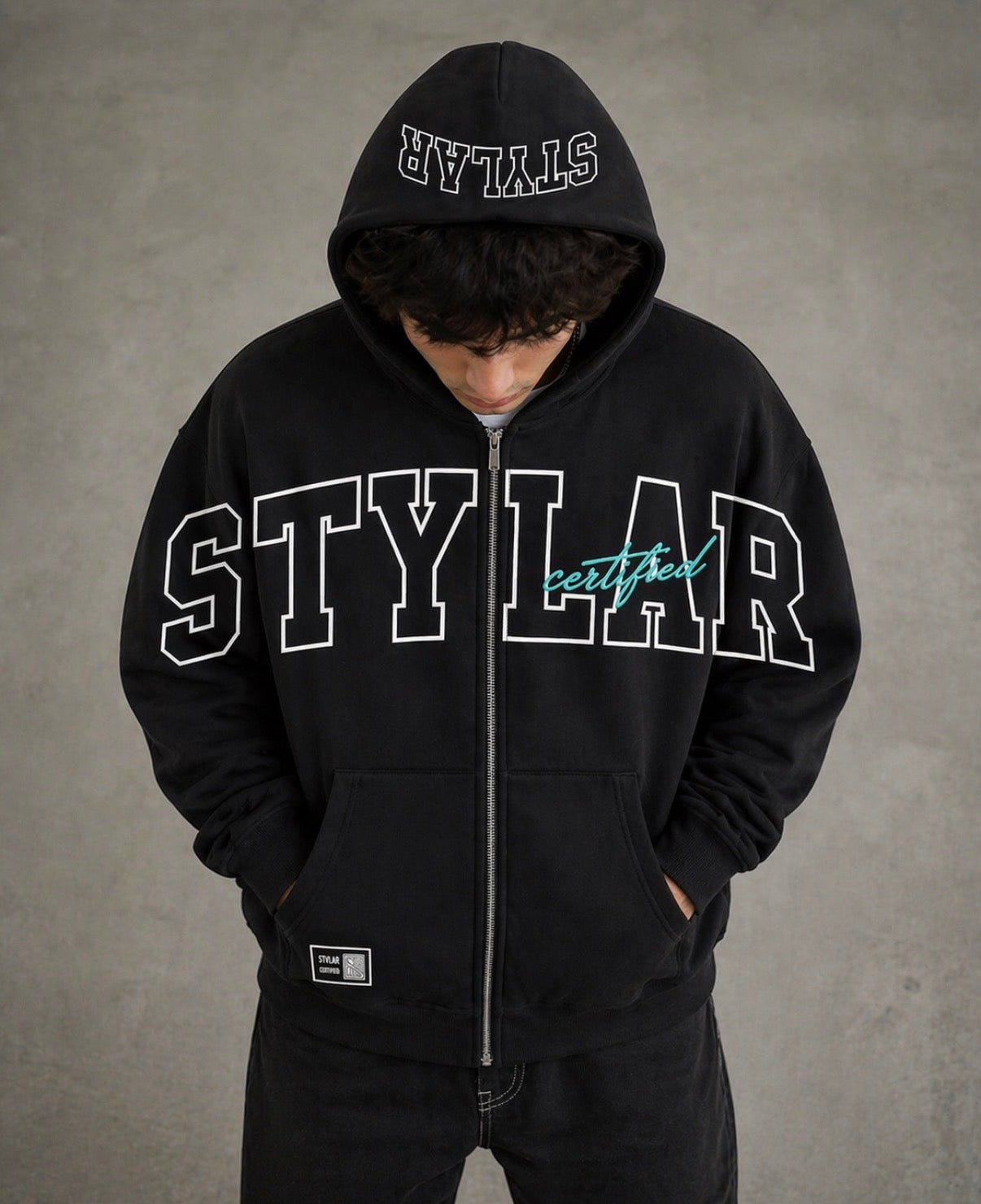 Embroidered Certified Stylar Hoodie